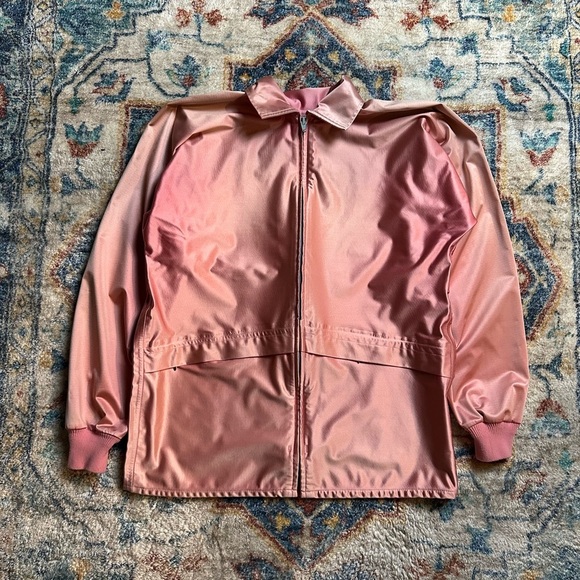 Vintage 1980s Forrester’s Zip-up Pink Jacket Medium - Picture 1 of 5
